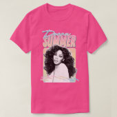 Donna Zomer Retro Stijl Fan Art Design 1 T-shirt (Design voorkant)