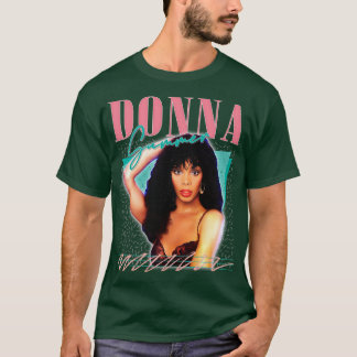 Donna Zomer Retro Stijl Fan Art Design 2 T-shirt
