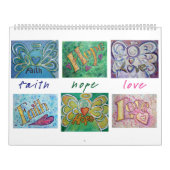 DonnaBellas Angels Word Art Calendar Kalender (Hoes)
