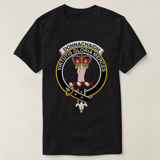 Donnachaidh Crest Tartan Clan Scottish Clan T-shirt (Design voorkant)
