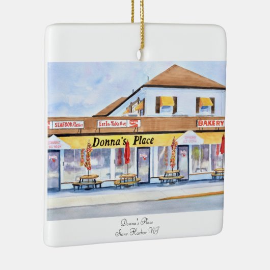 Donna's Place Keramische Kerst Ornament (Rechts)