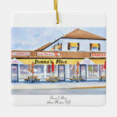 Donna's Place Keramische Kerst Ornament (Voorkant)