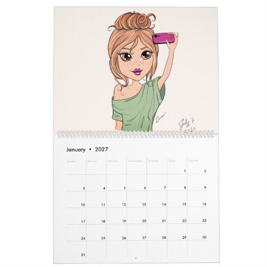 Donna's Whimsical Art II Kalender (Jan 2027)