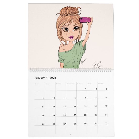 Donna's Whimsical Art II Kalender (Jan 2026)