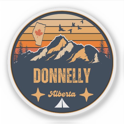 Donnelly, Alberta Sticker (Voorkant)