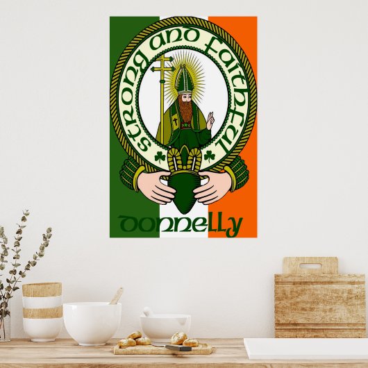 Donnelly Clan Motto Poster Print (Keuken)