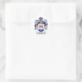 DONNELLY FAMILY CREST - DONNELLY COAT OF ARMS RONDE STICKER (Tas)