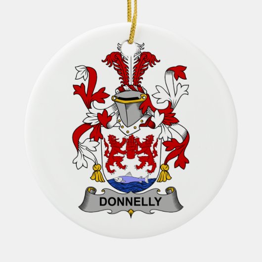 Donnelly Family Crest Keramisch Ornament (Voorkant)