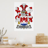 Donnelly Family Crest Poster (Keuken)