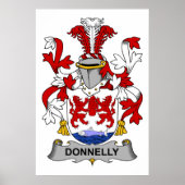 Donnelly Family Crest Poster (Voorkant)
