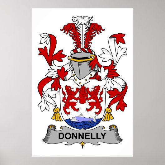 Donnelly Family Crest Poster (Voorkant)