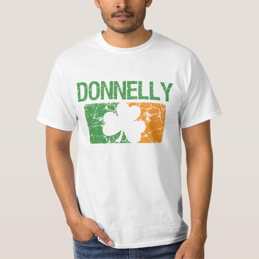 Donnelly Surname Clover T-shirt (Voorkant)