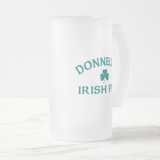 Donnelly's Irish Pub Matglas Bierpul (Voorkant rechts)