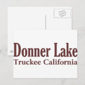 Donner Lake Briefkaart (Voorkant / Achterkant)