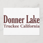 Donner Lake Briefkaart (Voorkant)