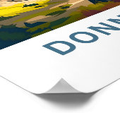 Donner Lake California Reisprint Poster (Hoek)