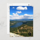 Donner Lake, Californië Briefkaart (Voorkant / Achterkant)
