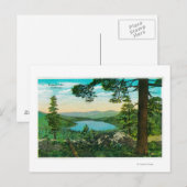 Donner Lake, Californië uit Ridge Briefkaart (Voorkant / Achterkant)