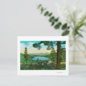 Donner Lake, Californië uit Ridge Briefkaart (Staand voorkant)