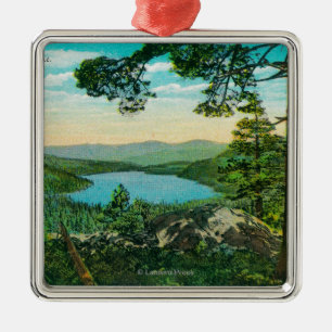 Donner Lake, Californië uit Ridge Metalen Ornament