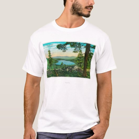 Donner Lake, Californië uit Ridge T-shirt (Voorkant)