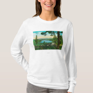 Donner Lake, Californië uit Ridge T-shirt