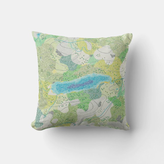 Donner Lake Pillow Kussen (Voorkant)