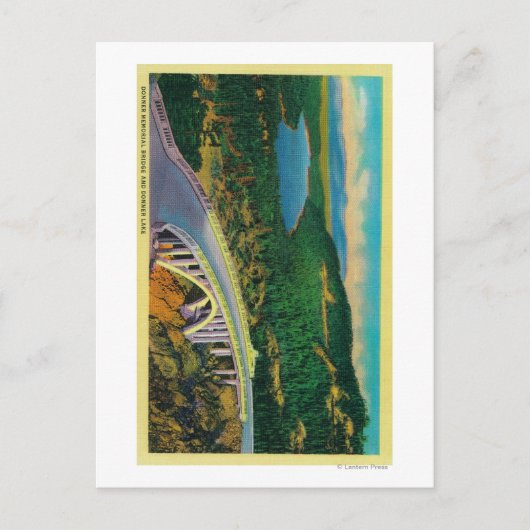 Donner Memorial Bridge en Briefkaart (Voorkant)