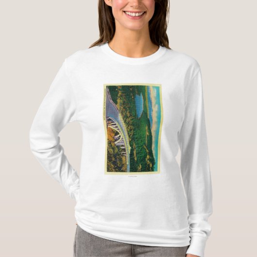 Donner Memorial Bridge en T-shirt (Voorkant)