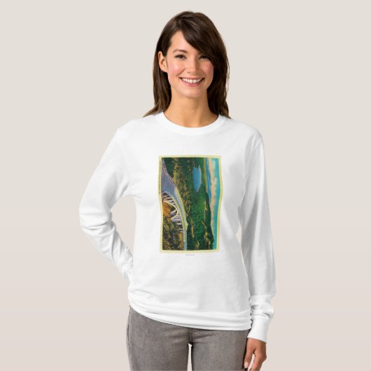 Donner Memorial Bridge en T-shirt (Voorkant volledig)