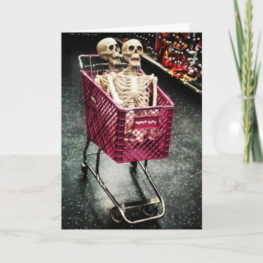 "Donner Party of Two" Hallowe’en Kaart (Voorkant)
