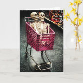 "Donner Party of Two" Hallowe’en Kaart (Gele Bloem)