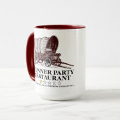 Donner Party Restaurant Mok (Voorkant links)
