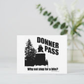 Donner Pass Briefkaart (Staand voorkant)