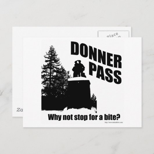 Donner Pass Briefkaart (Voorkant / Achterkant)