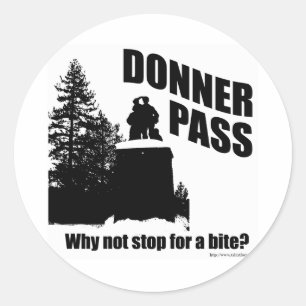 Donner Pass Ronde Sticker