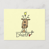 Donner Reindeer kerstT-shirts en cadeautjes Feestdagenkaart (Voorkant)