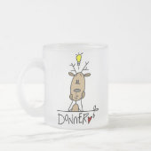 Donner Reindeer kerstT-shirts en cadeautjes Matglas Koffiemok (Links)