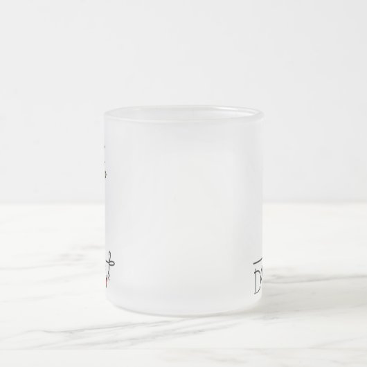 Donner Reindeer kerstT-shirts en cadeautjes Matglas Koffiemok (Center)