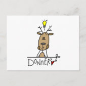 Donner Reindeer T-shirts en Gifts Briefkaart (Voorkant)