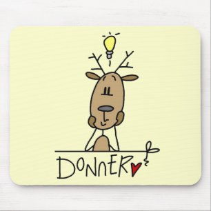 Donner Rendier Kerst T-shirts en Cadeaus Muismat