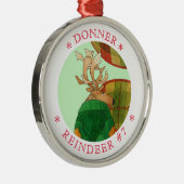 DONNER RENDIER Premium Rond Ornament (Rechts)