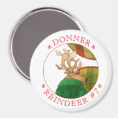 DONNER RENDIER ronde magneet (Voorkant / Achterkant)