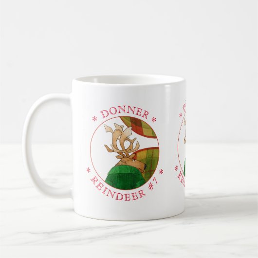 DONNER RENDIER Witte Mok (Links)