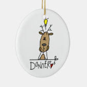 Donner the Reindeer Kerstkeepomwille Ornament (Rechts)