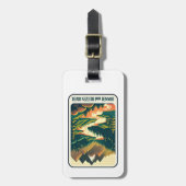 Donner und Blitzen River Kleuren Bagagelabel (Voorkant verticaal)