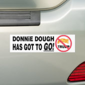 "Donnie Dough" bumpersticker (Op auto)