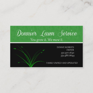 Donnie's Lawn Service Visitekaartje