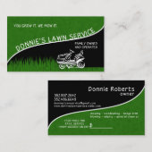 Donnie's Lawn Service Visitekaartje (Voorkant / Achterkant)