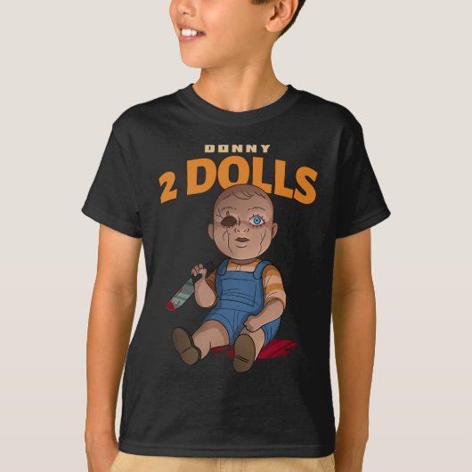 Donny 2 Dolls Anti-trump Cruel Doll (halloween)  T-shirt (Voorkant)